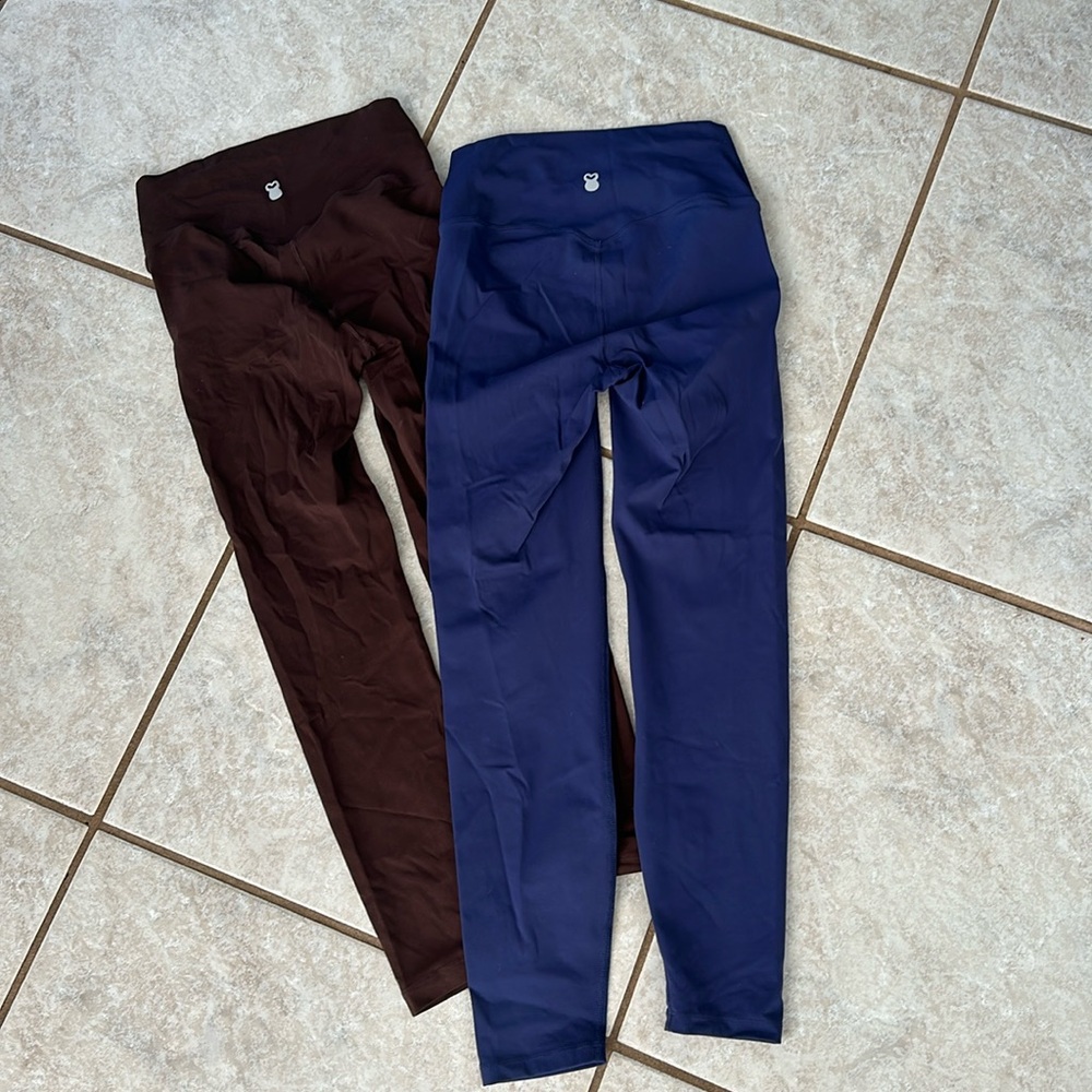 EUC Belle & Bell Seamless Crush Leggings